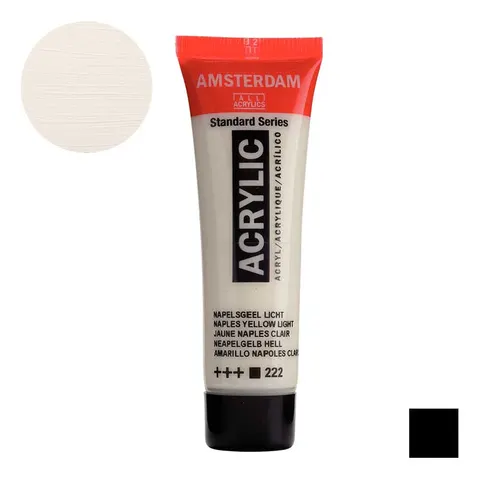 Farba akrylowa Amsterdam Acrylic 20 ml - 222 Naples yellow light