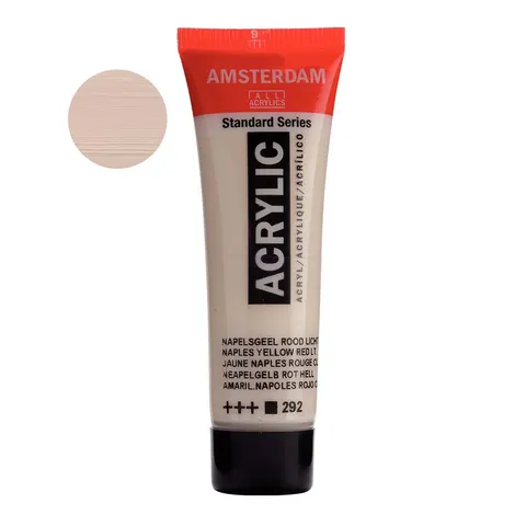 Farba akrylowa Amsterdam Acrylic 20 ml - 292 Naples yellow red light