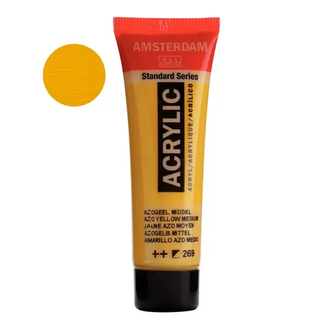 Farba akrylowa Amsterdam Acrylic 20 ml - 269 Azo yellow medium