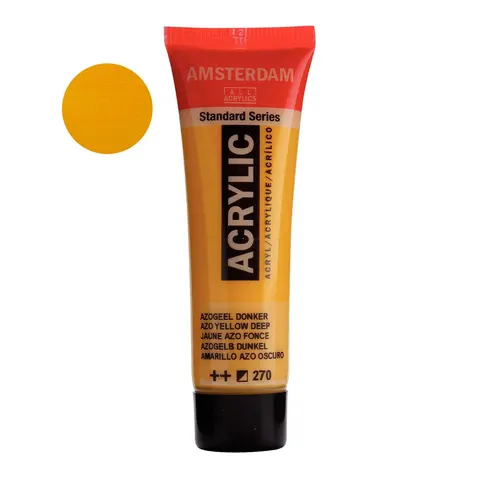 Farba akrylowa Amsterdam Acrylic 20 ml - 270 Azo yellow deep