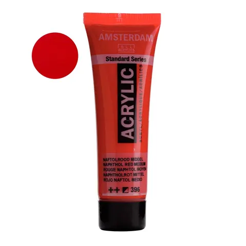 Farba akrylowa Amsterdam Acrylic 20 ml - 396 Naphthol red medium