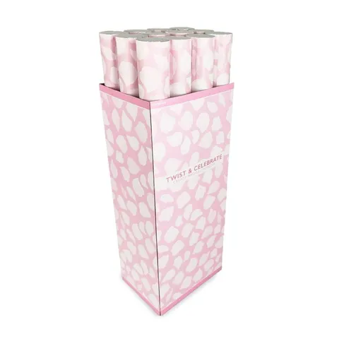 Tuby strzelające konfetti płatki róż białe 60 cm 36 szt