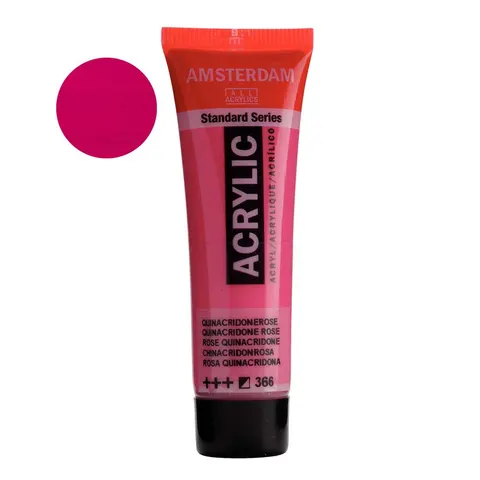Farba akrylowa Amsterdam Acrylic 20 ml - 366 Quinacridone rose