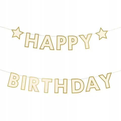 Baner urodzinowy Happy Birthday 220 cm