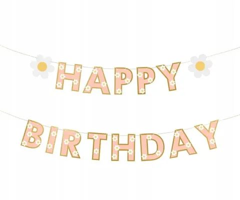 Baner urodzinowy Happy Birthday 200 cm