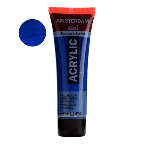 Farba akrylowa Amsterdam Acrylic 20 ml - 570 Phthalo blue