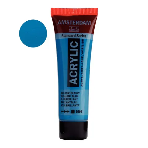 Farba akrylowa Amsterdam Acrylic 20 ml - 564 Brilliant blue