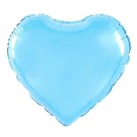 Balon foliowy Serce niebieski 45 cm