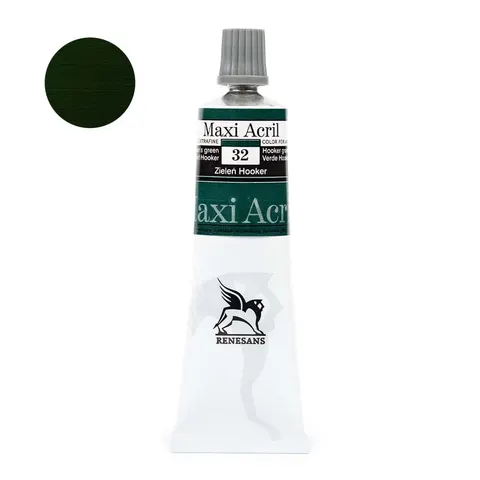 Farba akrylowa Maxi Akryl 60 ml - 32 Zieleń Hookera
