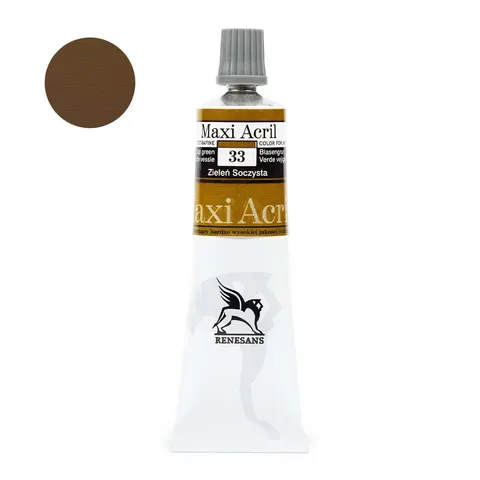 Farba akrylowa Maxi Akryl 60 ml - 33 Zieleń soczysta