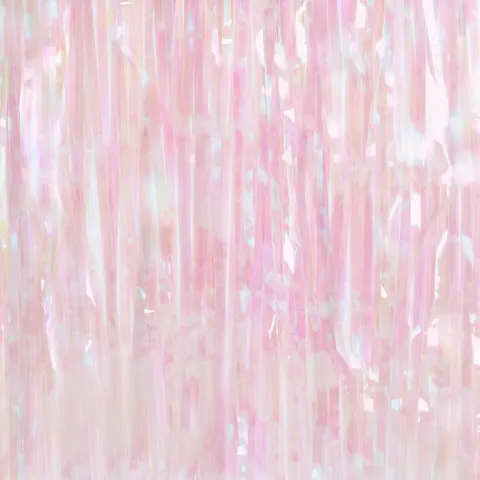Kurtyna imprezowa biała opalizująca 100 cm x 200 cm