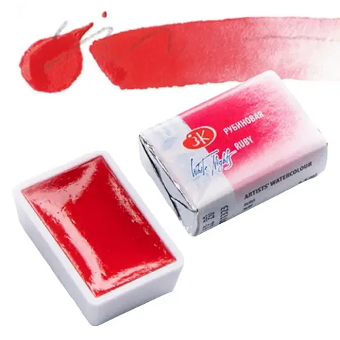 Farba akwarelowa Białe Noce kostka - 323 Ruby