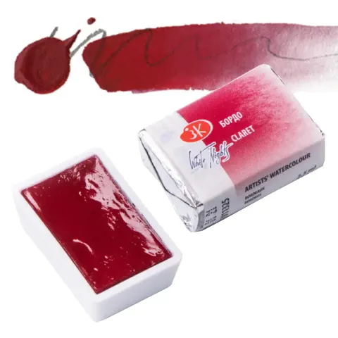 Farba akwarelowa Białe Noce kostka - 325 Claret