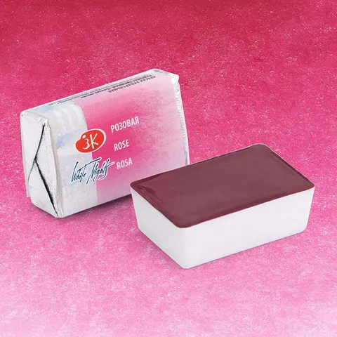 Farba akwarelowa Białe Noce kostka - 322 Rose