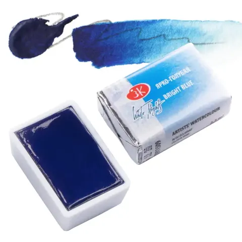 Farba akwarelowa Białe Noce kostka - 509 Bright Blue