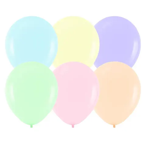 Balony pastelowe 10 cali 10 szt