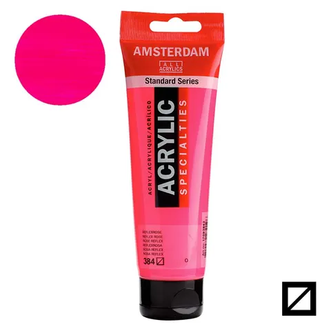 Farba akrylowa Amsterdam Acrylic 120 ml - 384 Reflex rose