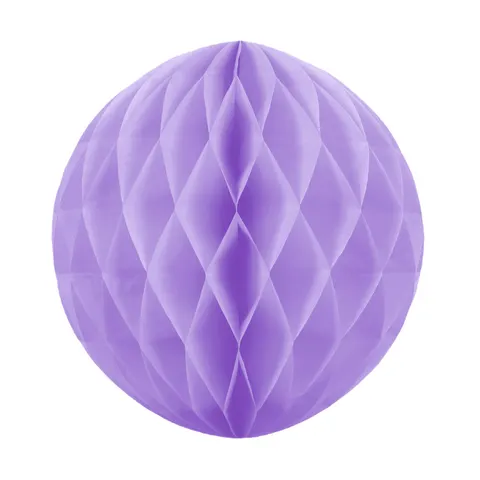 Kula bibułowa Honeycomb fioletowa 20 cm
