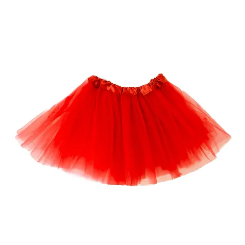 Spódniczka tiulowa tutu czerwona 30 cm