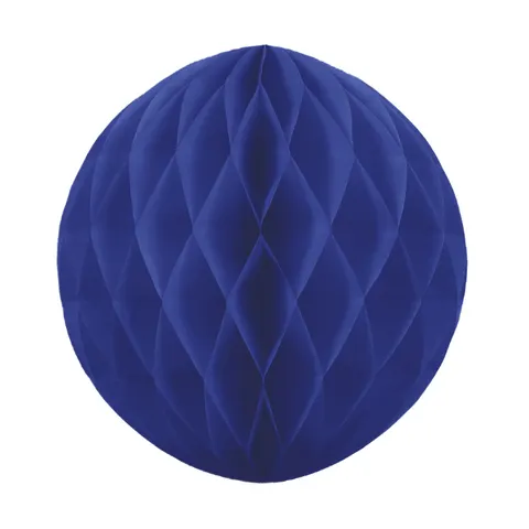 Kula bibułowa Honeycomb granatowa 20 cm