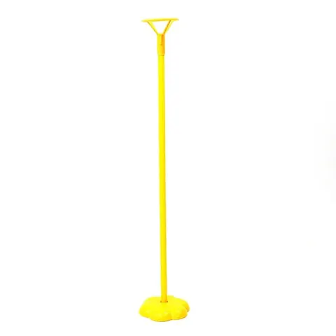 Stojak na balon 40 cm z podstawą kwiatek żółty 2 szt