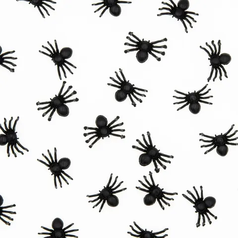 Konfetti Halloween Pająki czarne 100 szt