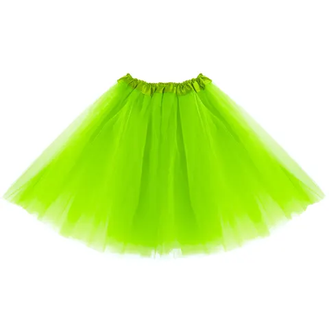 Spódniczka tiulowa tutu jasnozielona 40 cm