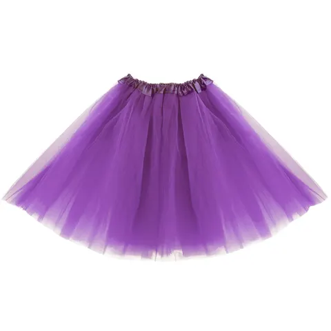 Spódniczka tiulowa tutu fioletowa 40 cm