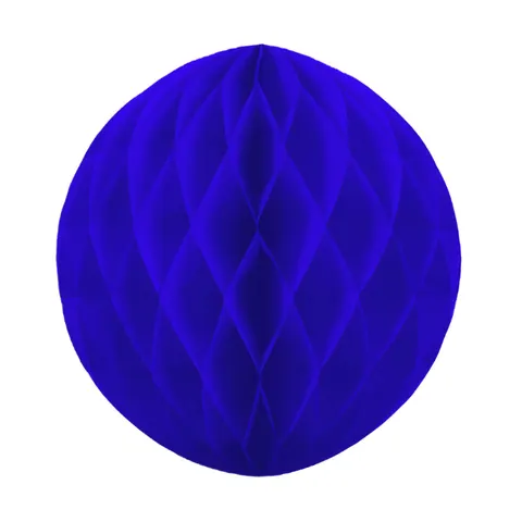 Kula bibułowa Honeycomb indygo 30 cm