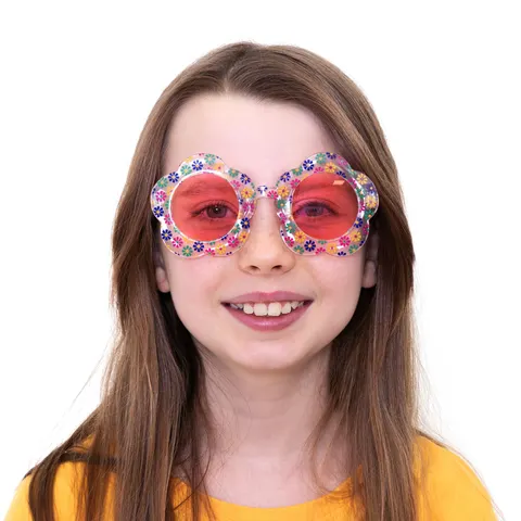 Imprezowe okulary Kwiatuszki 1 szt