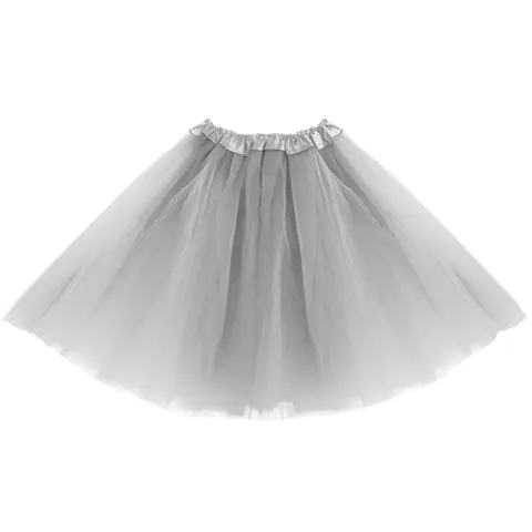Spódniczka tiulowa tutu szara 40 cm