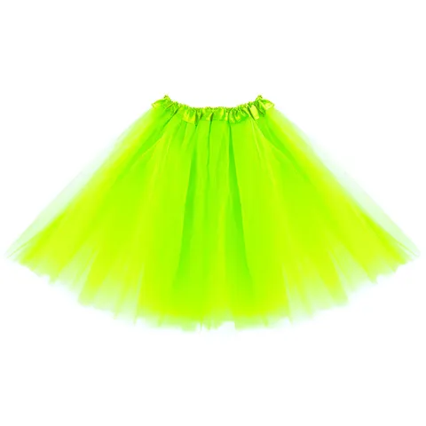 Spódniczka tiulowa tutu limonkowa 40 cm