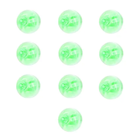 Diody LED do balonów zielone 10 szt