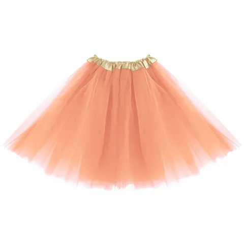 Spódniczka tiulowa tutu brzoskwiniowa 40 cm