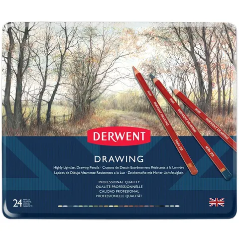 Kredki Derwent Drawing zestaw 24 szt.