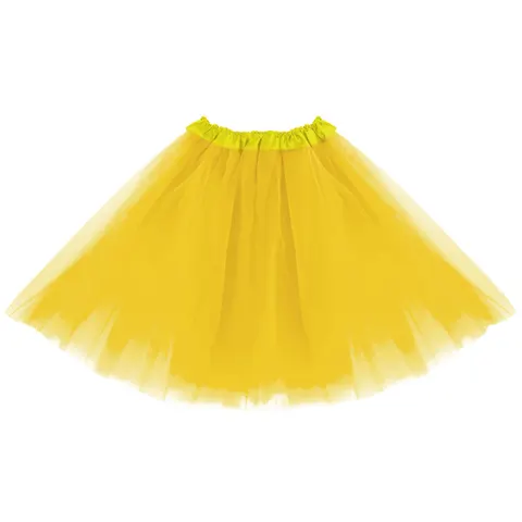 Spódniczka tiulowa tutu żółta 40 cm