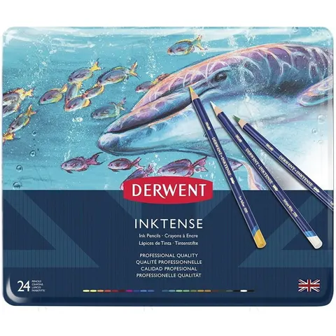 Kredki akwarelowe Derwent Inktense 24 kolory