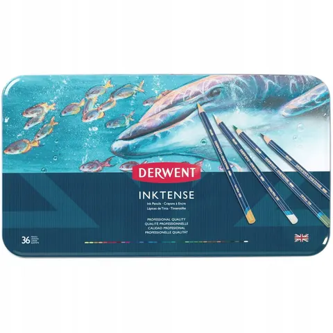 Zestaw kredek tuszowych Derwent Inktense - 36 szt.