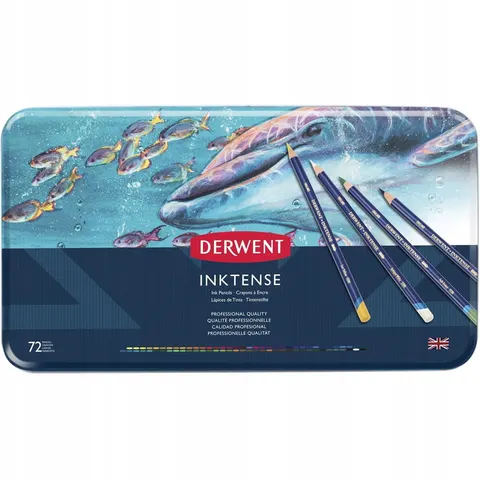 Kredki akwarelowe Derwent Inktense 72 kolory
