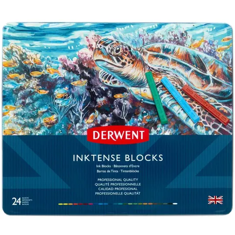 Zestaw sztyftów Derwent Inktense Blocks - 24 szt.