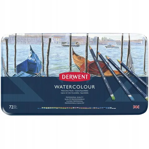 Zestaw kredek akwarelowych Derwent Watercolour - 72 szt.