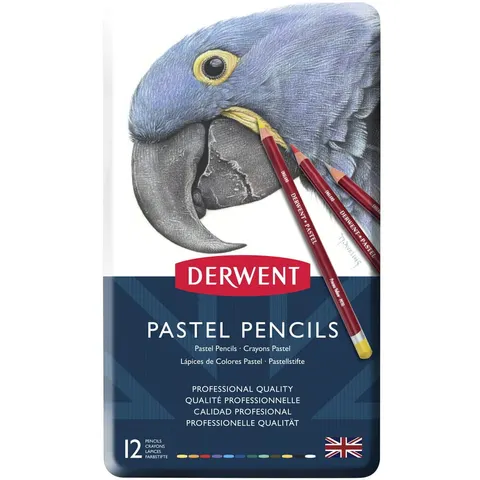 Zestaw pasteli w kredce Derwent Pastel Pencils - 12 szt.