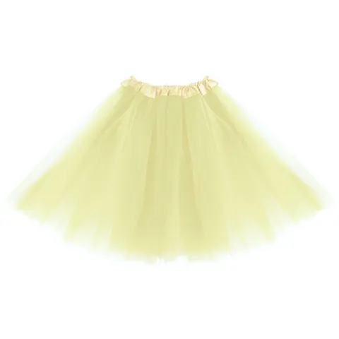 Spódniczka tiulowa tutu kremowa 40 cm