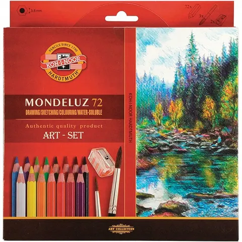 Koh-I-Noor Mondeluz Kredki Akwarelowe 3714, 72 kolory