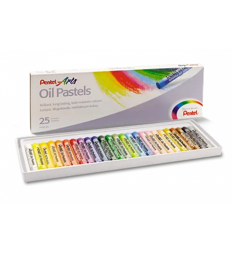 Pastele olejne Pentel zestaw 25 szt.