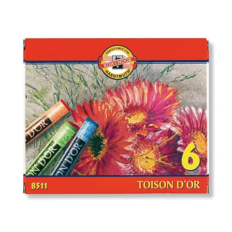 Pastele suche TOISON D'OR Koh-I-Noor 6 szt