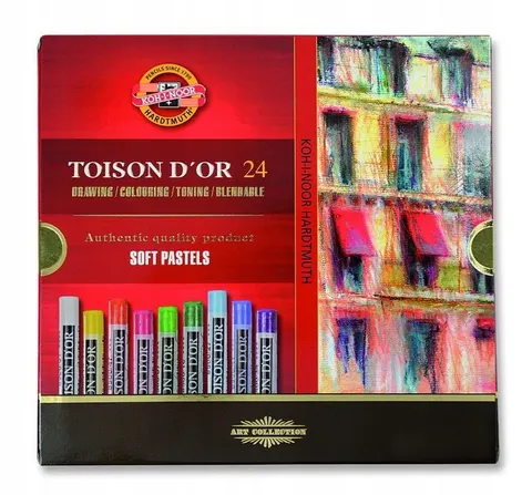 Pastele suche TOISON D'OR Koh-I-Noor 24 szt