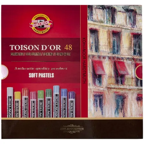 Pastele suche TOISON D'OR Koh-I-Noor 48 szt