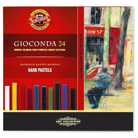 Pastele suche twarde Gioconda Koh-I-Noor 24 szt