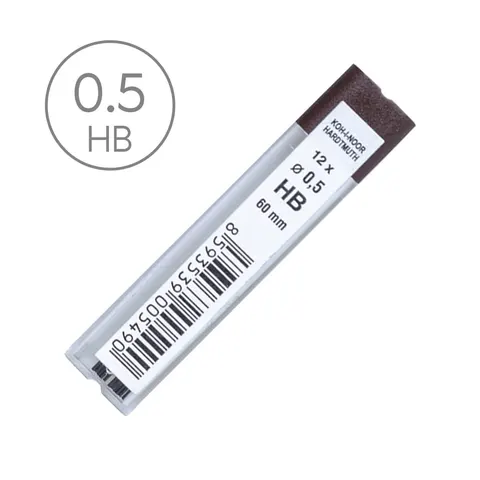 Wkład grafitowy do ołówka Koh-I-Noor - 0.5 mm, HB